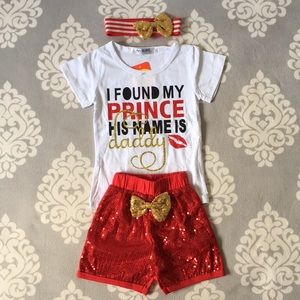 I Found My Prince His Name Is Daddy - Girl Set